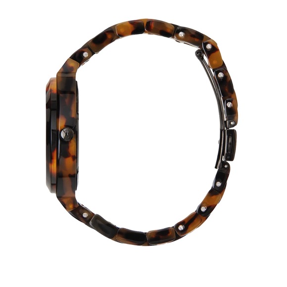 Nixon Time Teller Acetate Watch (brown tortoise shell) - Picture 2 of 5